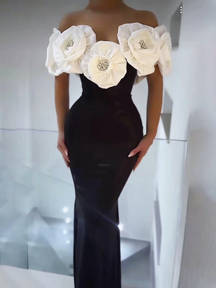 design three dimensional elegant sexy black elastic bandage