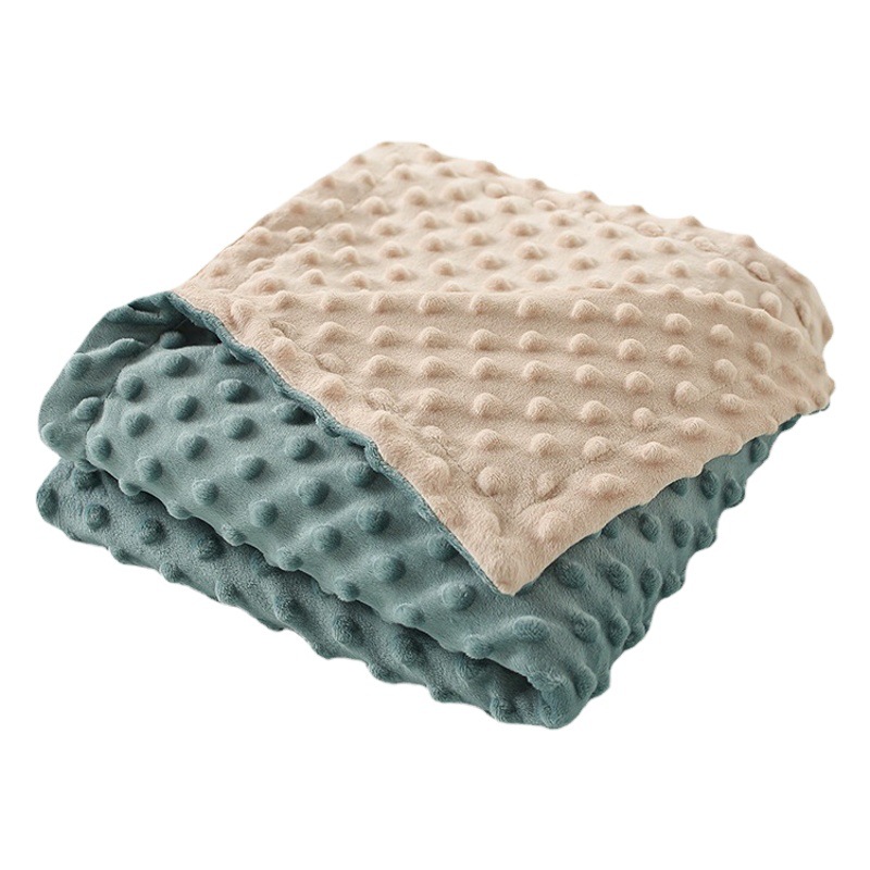 Primavera y otoño calmante Beanie manta recién nacido edredón bebé manta kindergarten siesta aire acondicionado manta niños edredón