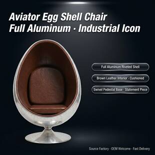 Aviator Egg Pod Chair�XƤ�Tᔵ����ι��I�L360���D̫��œ������