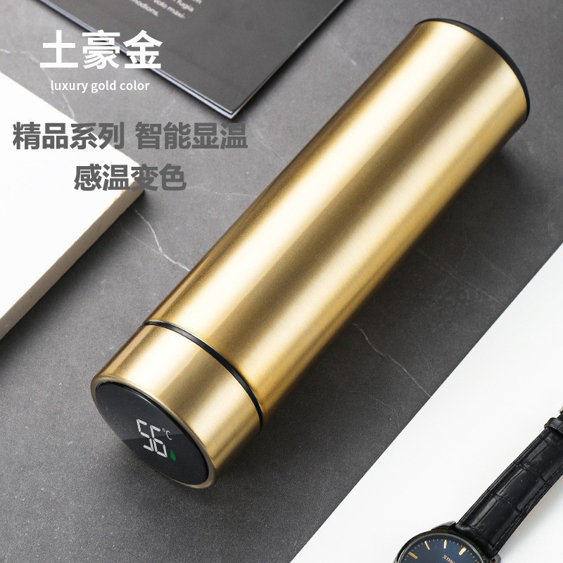 Taza Térmica Inteligente con Pantalla Digital de Temperatura - Acero Inoxidable 304, para Regalos Corporativos