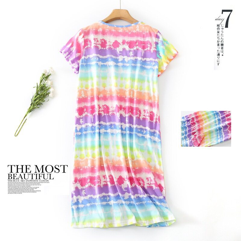 Imitation tie-dye-rainbow / S