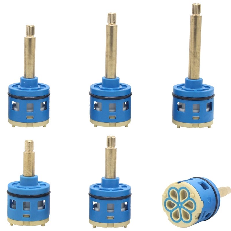 Сердечник клапана с шестью шестеренками, сердечник клапана водоотделителя с 6 отверстиями, переключающий клапан переключения горячей и холодной смеси, аксессуары для смесителей для кухни и ванной комнаты