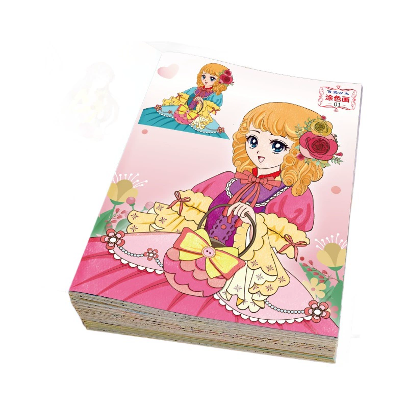 Раскраска, книга с рисунками для детского сада, 2-6-8-10 лет, граффити