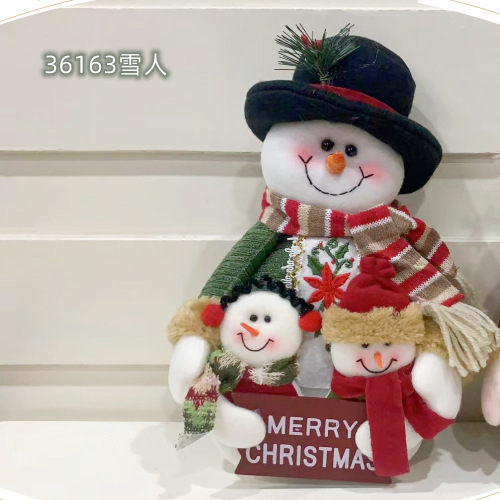 Christmas gifts, Christmas dolls, Christmas family photo, elderly snowman, Christmas decoration supplies, Christmas gifts