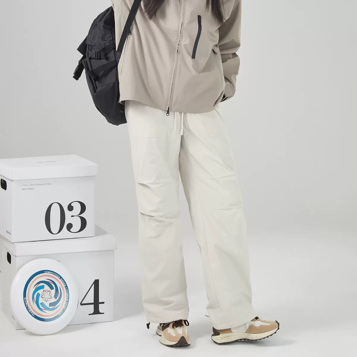 工装裤女新款秋季爆款裤子直筒阔腿裤宽松休闲批发加绒冲锋伞兵裤