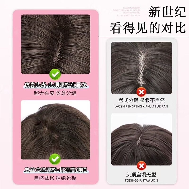 羊毛卷假发女长发秋冬氛围感蛋蛋卷齐刘海减龄全头套lolita全头套|undefined