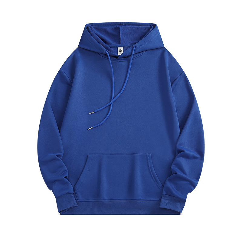 Primavera y otoño delgada de hombro en blanco de manga larga ropa de trabajo camiseta publicitaria con sombrero suéter logotipo impreso personalizado bordado