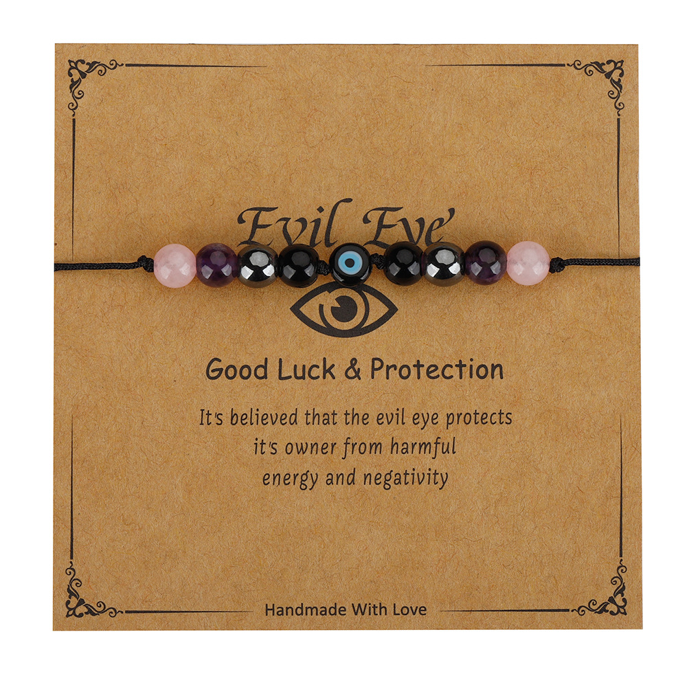Lucky Evil Eye Red String Bracelet Adjustable Protection Jewelry_voghion.com