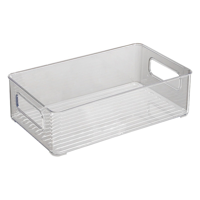 High-value Acrylic Light Luxury Desktop Storage Box Superposable Cosmetics Transparent Box Student Dormitory Storage Basket