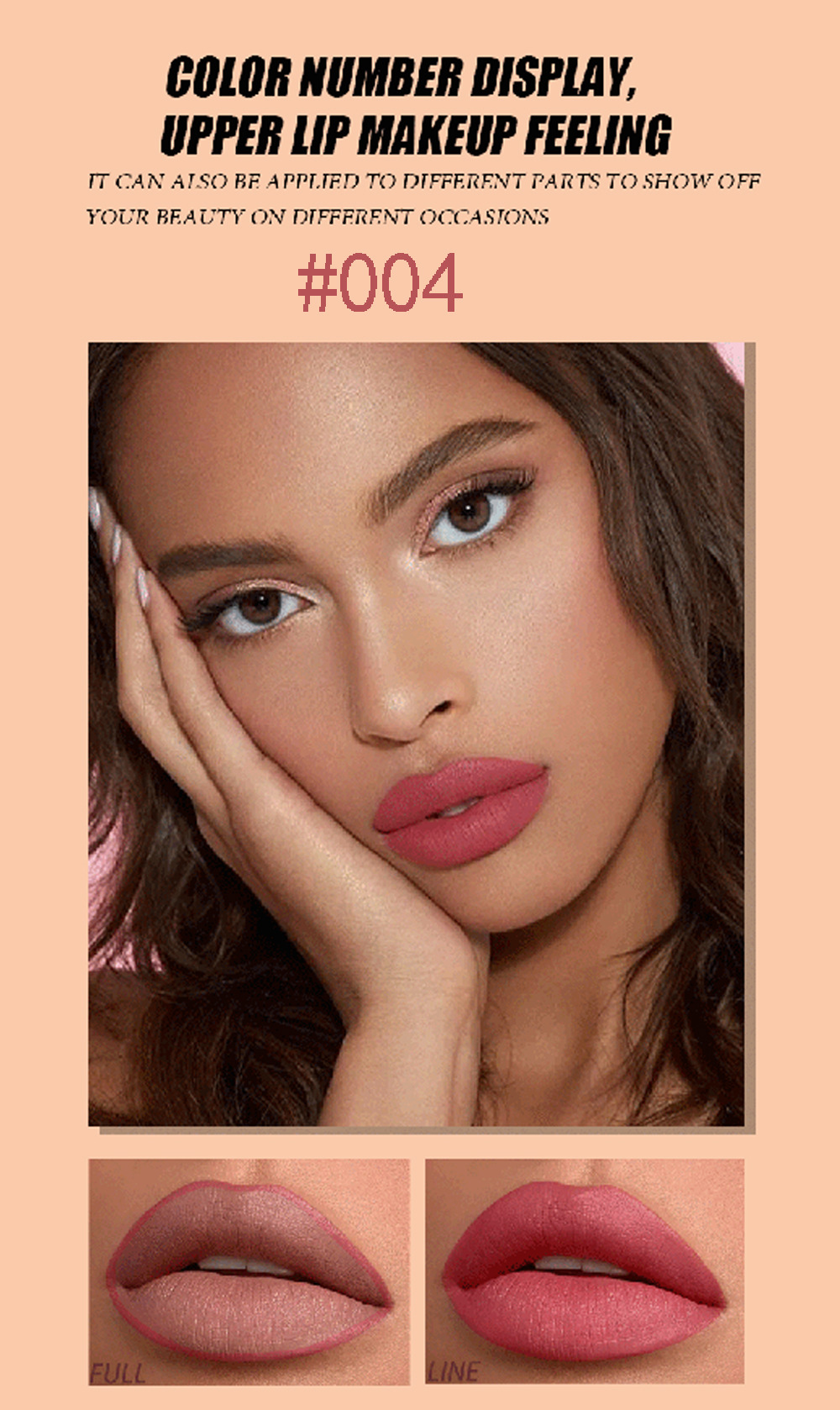 120g Weight Lip Pencil Type Of Cosmetics Wood Material Lipstick, Solid Color Pattern Casual Style Lipstick Solid Color Wood Lip Pencil 3