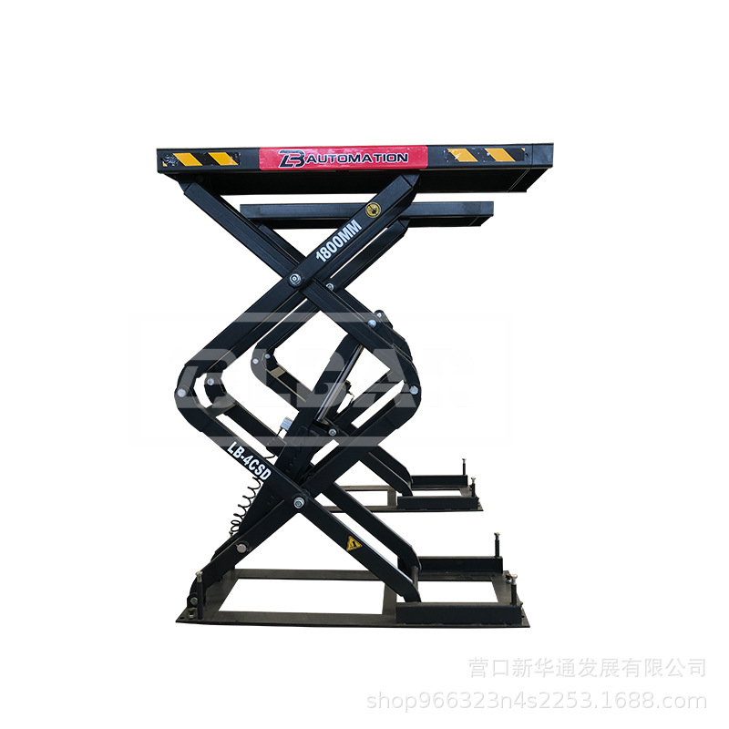 Equipo de mantenimiento de automóviles tijeras pequeñas equipo de mantenimiento de elevación de automóviles tijeras dobles elevador de tijera elevador Xizango