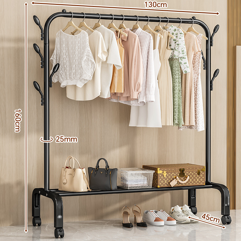 130cm 블랙 + 후크 7개