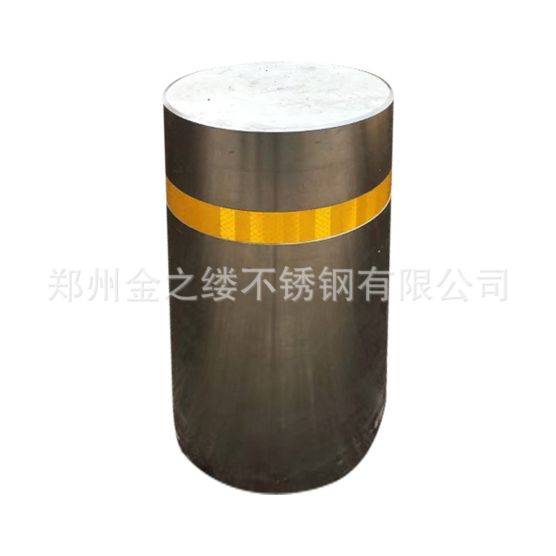 河北路障304不锈钢 挡车柱 不锈钢地桩源头厂家  规格可定