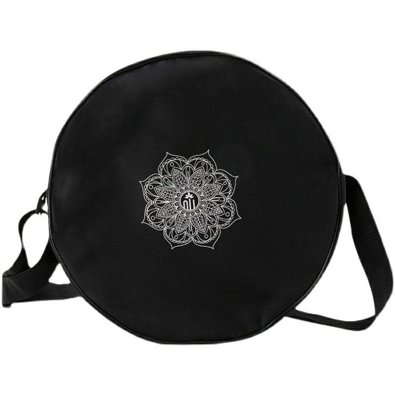 Black storage bag for yoga