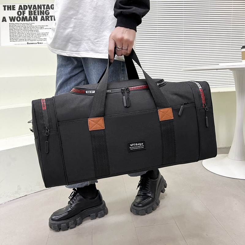 Short-Distance Travel Bag Men's 2025 New Men's Sports Shoulder Bag Handbag Casual Outdoor Large Capacity Wholesale