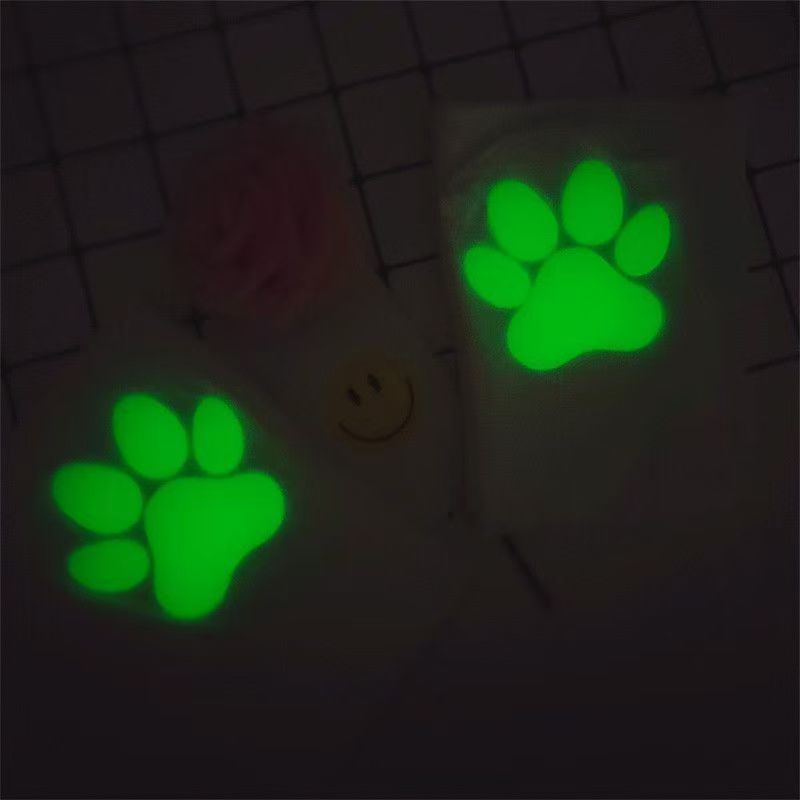 3d猫の爪の肉のパッドの2次元のシリカゲルの滑り止めjkは膝の靴下を合わせたことがあります。|undefined
