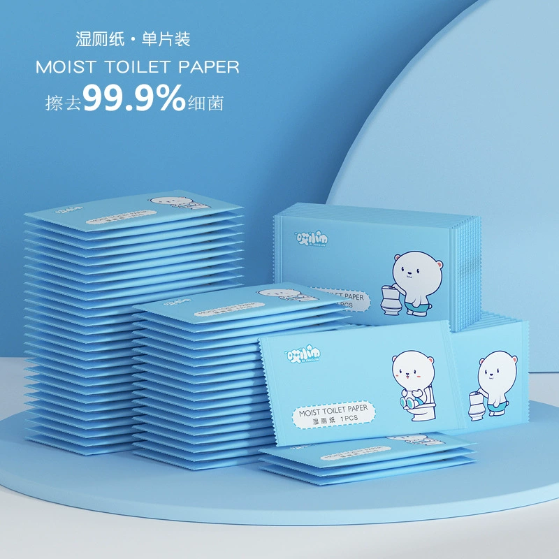 Цельная портативная Влажная туалетная бумага Протирание детской задницы Бытовая Влажная туалетная салфетка для мужчин и женщин Влажные салфетки для частного ухода