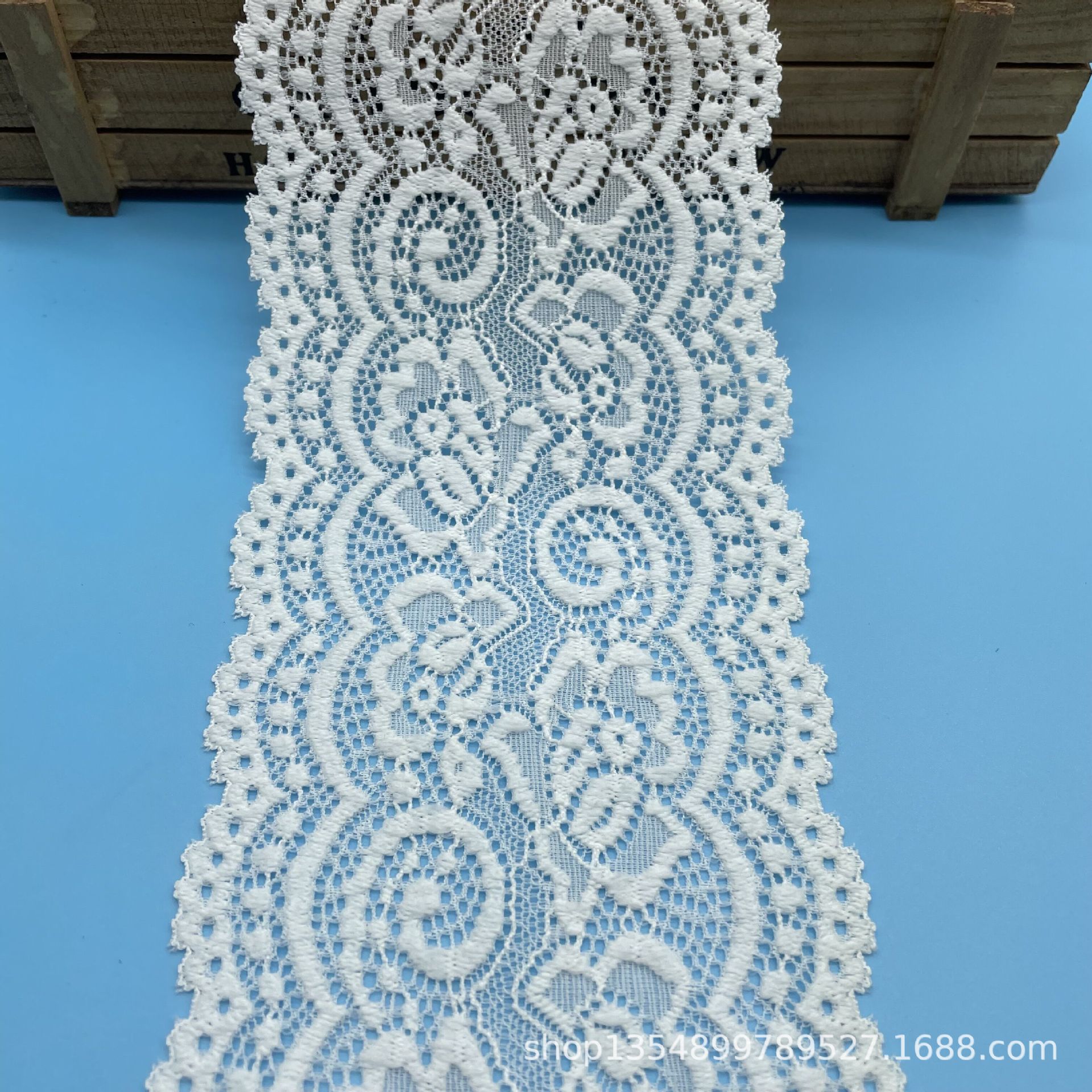 蕾丝花边工厂现货10cm电脑压纱版弹力花边 船袜 打底裤童装辅料