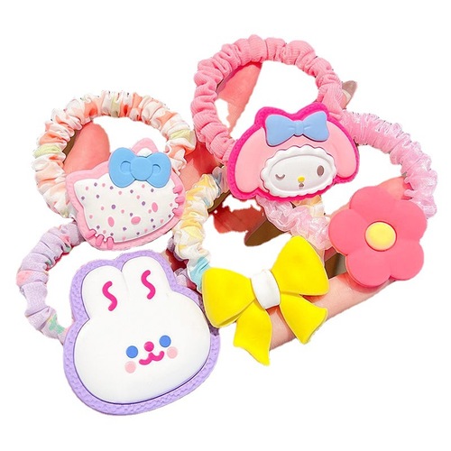 Korean version of children's rubber band, little girl's hair ball hair rope, girl's large intestine hair band, baby ponytail hair accessories, head accessories