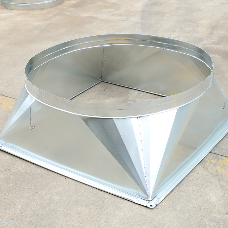 不锈钢 镀锌变径方变圆天方地圆转接头方转圆通风管道配件