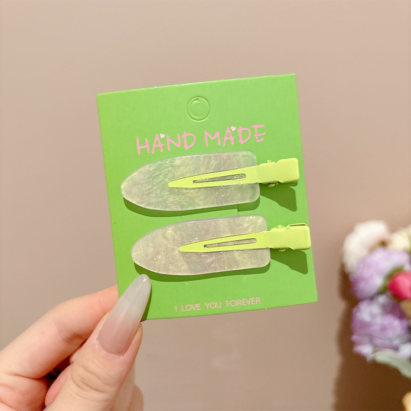 6# 과일 녹색 2개 조각-6.5cm