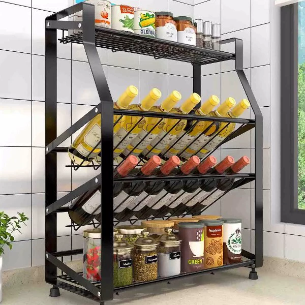 Double-layer corner frame stainless steel, storage system