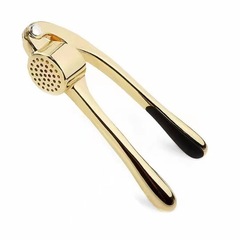 キッチンツール金色のニンニク剥ぎ器バラ金ニンニク泥器銀色のニンニクつぶし器