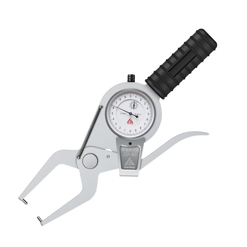 日本带表内卡规内外径测厚仪0-20mm高精度0.01代表卡钳外卡规