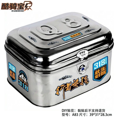 Motorcycle trunk — Trunk Motorcycle Tail Box Genuine - a83-is-generous-travelers-have-no-borders
