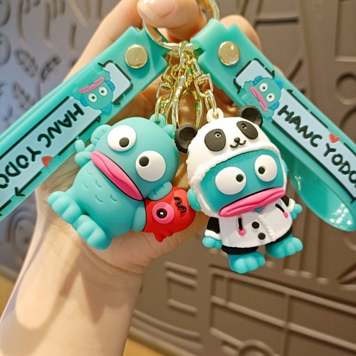 New Clownfish Cartoon Keychain Cute Hando HangYodon Figure School Bag Hook Car Keychain