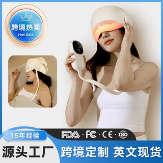 定制头部按摩器全头气囊揉捏睡眠加热全自动无线充电款头皮按摩仪