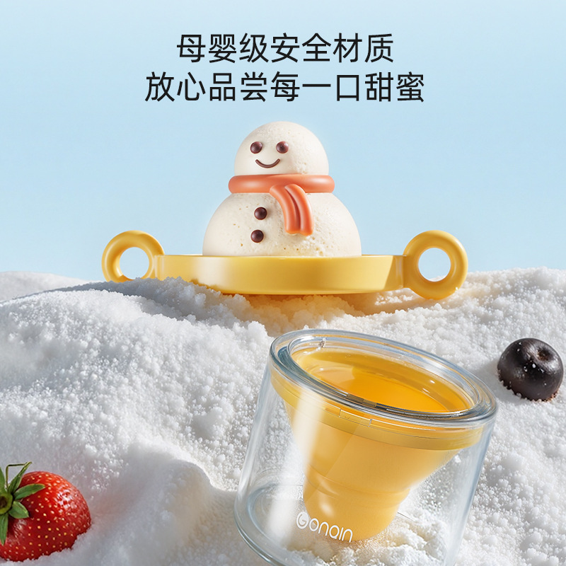 Molde de helado de Kouqin, silicona de grado alimenticio, paletas de helado caseras, paletas de helado, paletas de queso, abrasivos caseros para niños