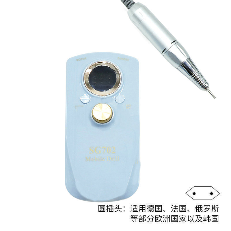 Disposición de almacenamiento eléctrico de 35000rpm ajustable velocidad de rotación de la máquina de molienda eléctrica especial para la tienda de uñas