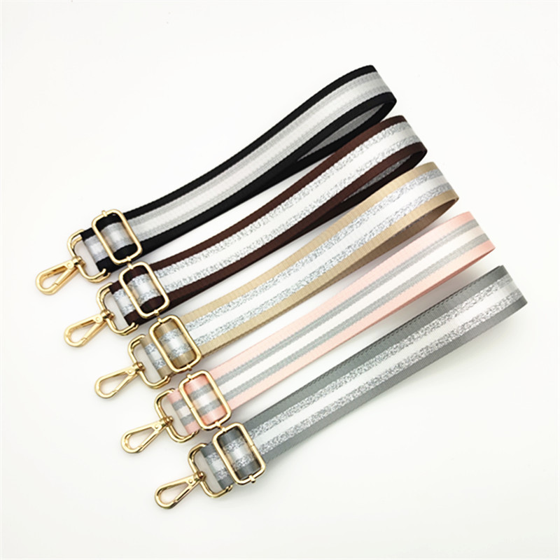 Polyester Stripe Bag Strap display picture 1
