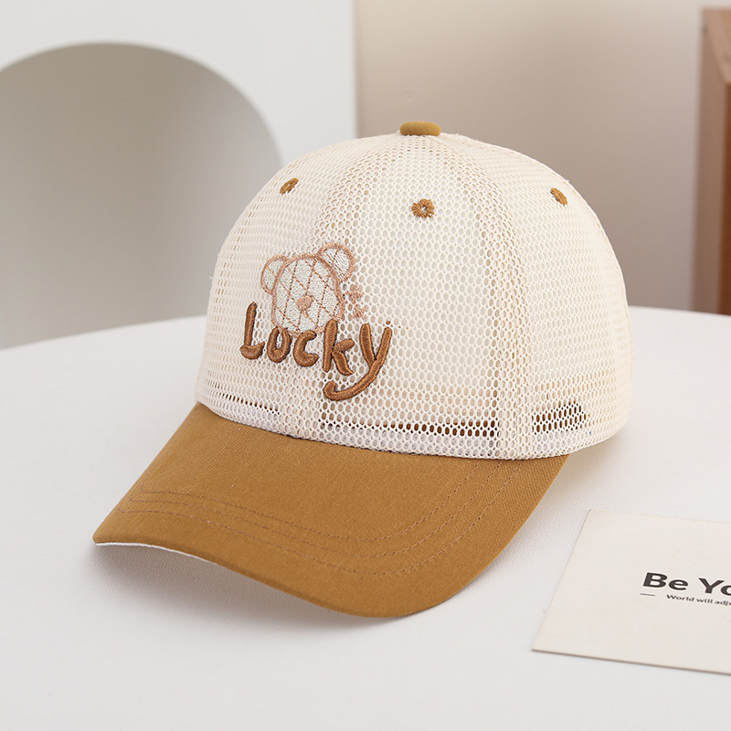 Sombreros infantiles de verano delgados sombreros solares transpirables para niños sombreros de malla sombreros sombreros de béisbol de viaje