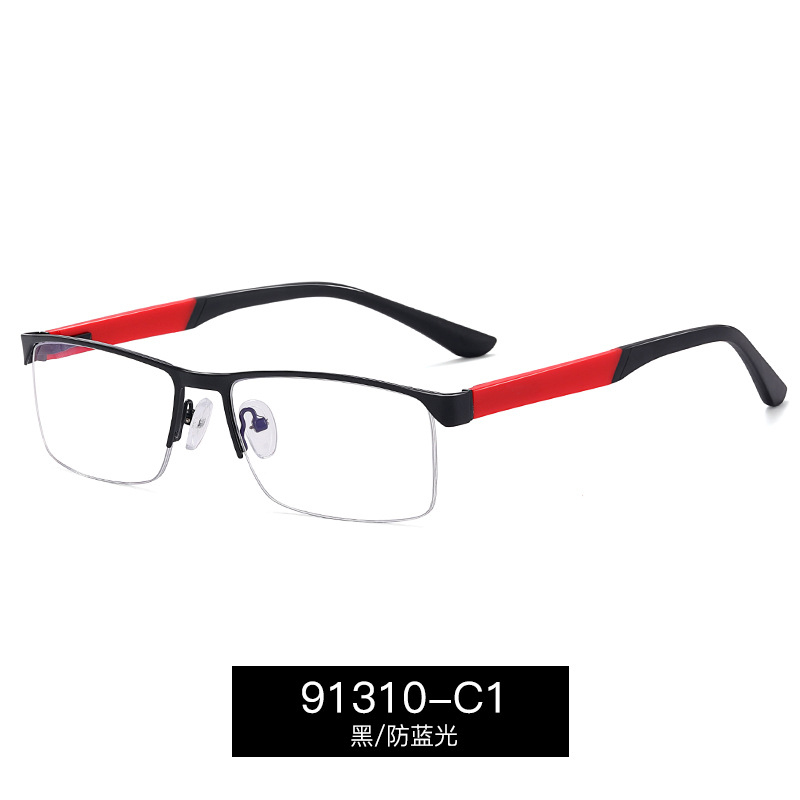 91310 personalidad gafas de luz marco tendencia de la moda gafas marco de los hombres al por mayor de metal casual medio marco gafas marco