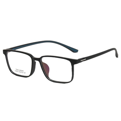 Korean version TR90 square glasses frame, same style for men and women, trendy two-color with myopia degree optical frames manufacturer wholesale
