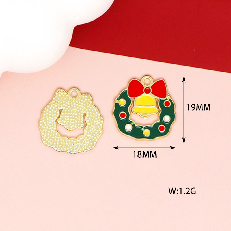 16g Weight Pendant Jewelry Making Type 14*19mm, 15*16mm, 18*18mm Jewelry Making Size DIY Jewelry Accessories Classification 10 PCS/Package Quantity Alloy Material Christmas Festival Bell, Snowman, Elk Pattern Enamel Design Cartoon Style, Cute Style 10 PCS/Package 14*19mm 15*16mm 18*18mm Alloy Bell Snowman Elk Pendant 16