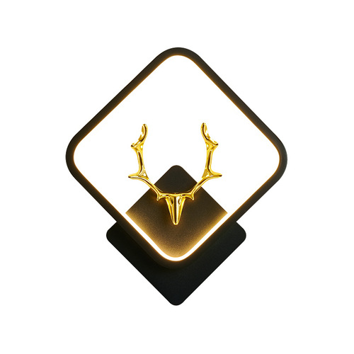 Wall lamp bedroom bedside wall lamp Nordic led living room modern minimalist background lamp creative corridor aisle lamp