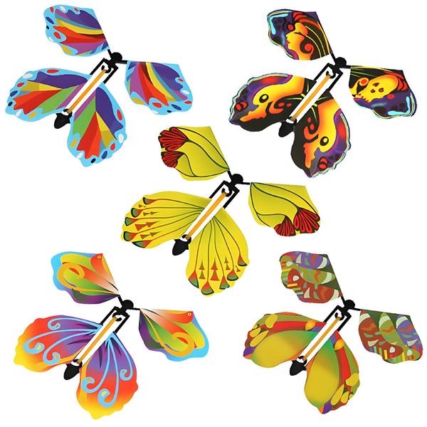 Magic flying butterfly with butterfly