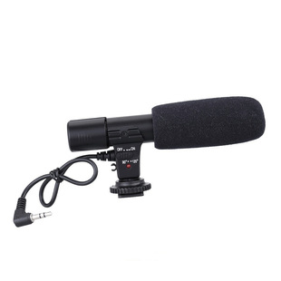 Mic-01 Slr Mirrorless Camera Dv Stereo Microphone Camera Professional Interview News Radio Microphone