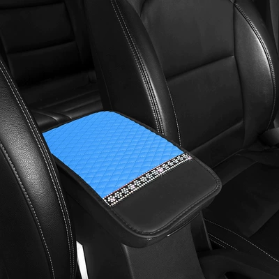 Armrest box pad box pad protective cover, universal - blue
