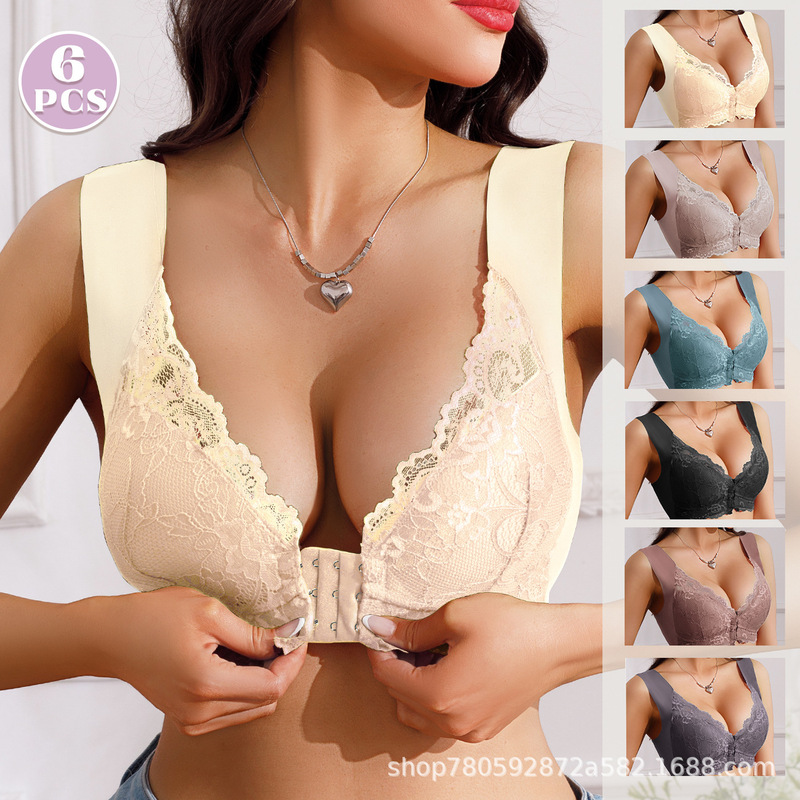 Sexy Casual Wireless Bra with Removable Pads, Knitted Fabric, Built-In Push-Up Pads, Home Wear Lingerie