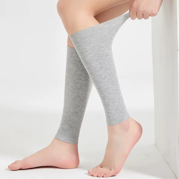 Modal Leg Guard Autumn and Winter Women's Men's Thin Leg Guard Socks Knee Cover Cold-proof Warm Anti-slip Old Cold Leg Joint Protection