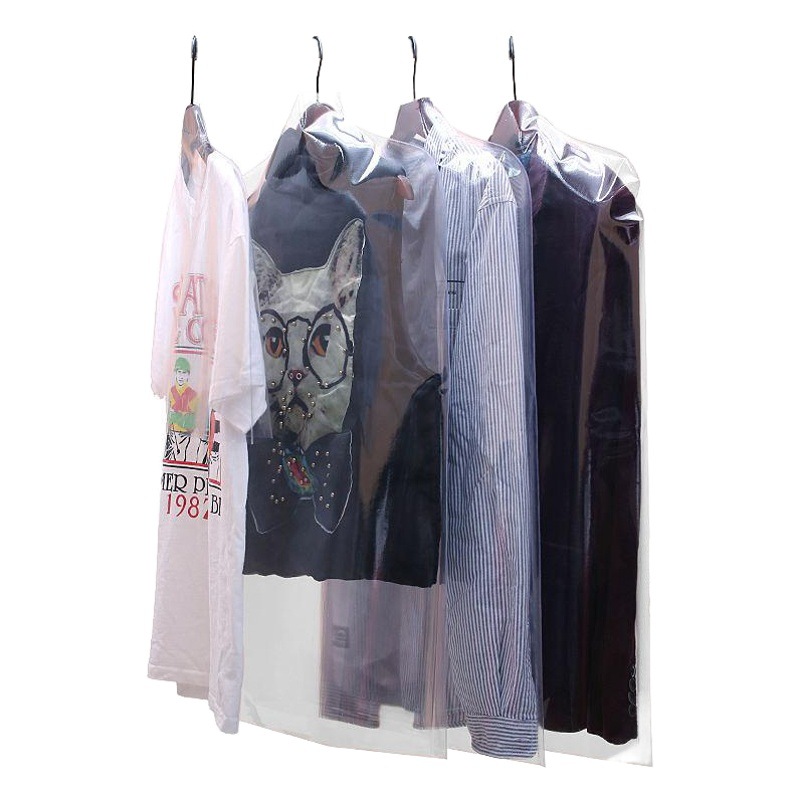 Highly Transparent Clothing Dust Cover Clothing Store Thickeneded Plastic Half Cover Outwear Suit Dust Bag Outwear Protective Cover