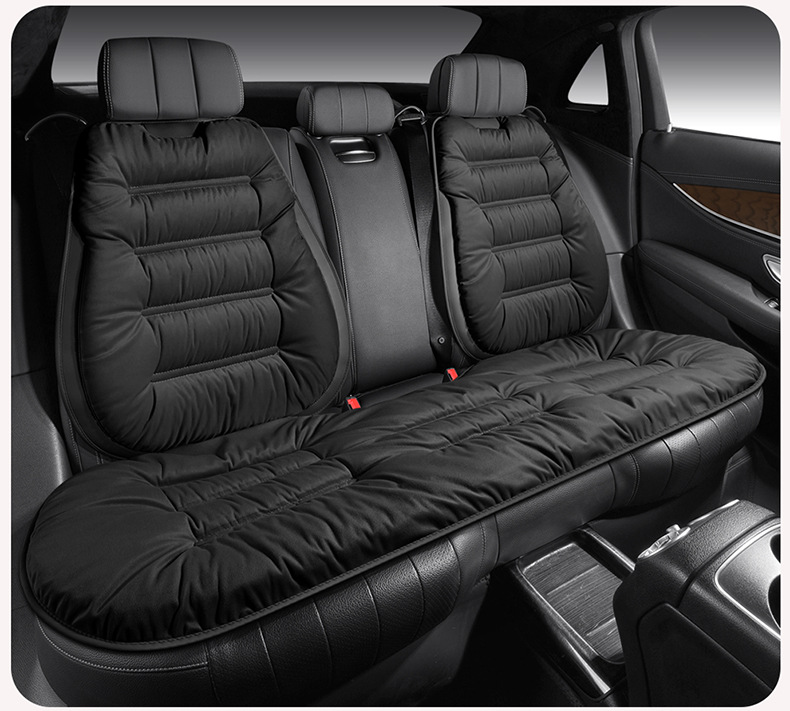 Winter General Motors Short Plush Thickened down Rear Seat Cover Cushion Seat Cover Seat Cushion Warm Cushion Non-Shedding