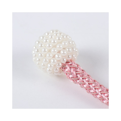 Amazon Cross-border Pearl Curtain Buckle Simple Curtain Strap Pearl Magnetic Buckle Strap Curtain Tie Rope Accessories Wholesale
