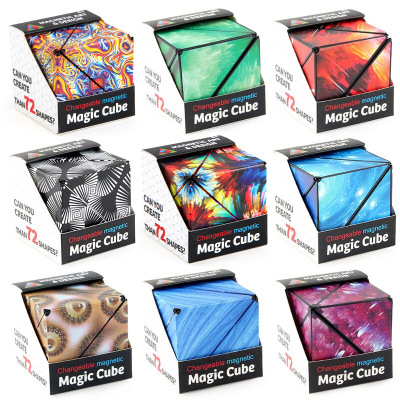 Children’s Toys 3D three-dimensional Amazing Magnetic force Rubik's Cube Tangram three-dimensional Geometry Rubik's Cube Jigsaw puzzle Panel Toys wholesale