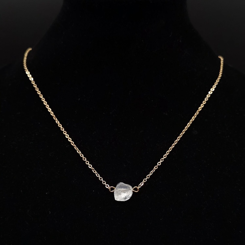 Fashion Geometric Agate Plating Natural Stone Necklace 1 Piece