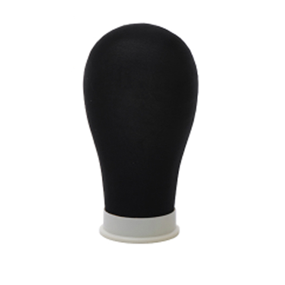 Cabeza de espuma para maniquí, unisex, modelo para pelucas y exhibición, color negro, ideal para tiendas y exposición.
